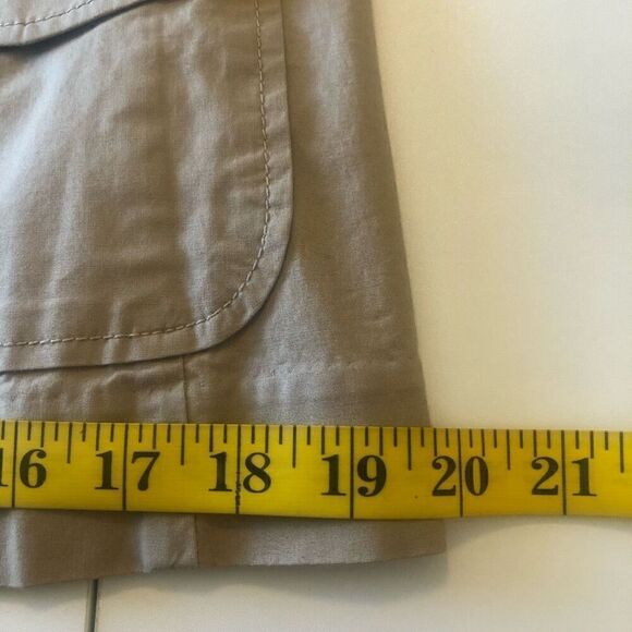 Talbots Cotton Safari Style Normcore, Beigecore Lt. Academia Blazer Size 8 NWOT - Picture 11 of 13